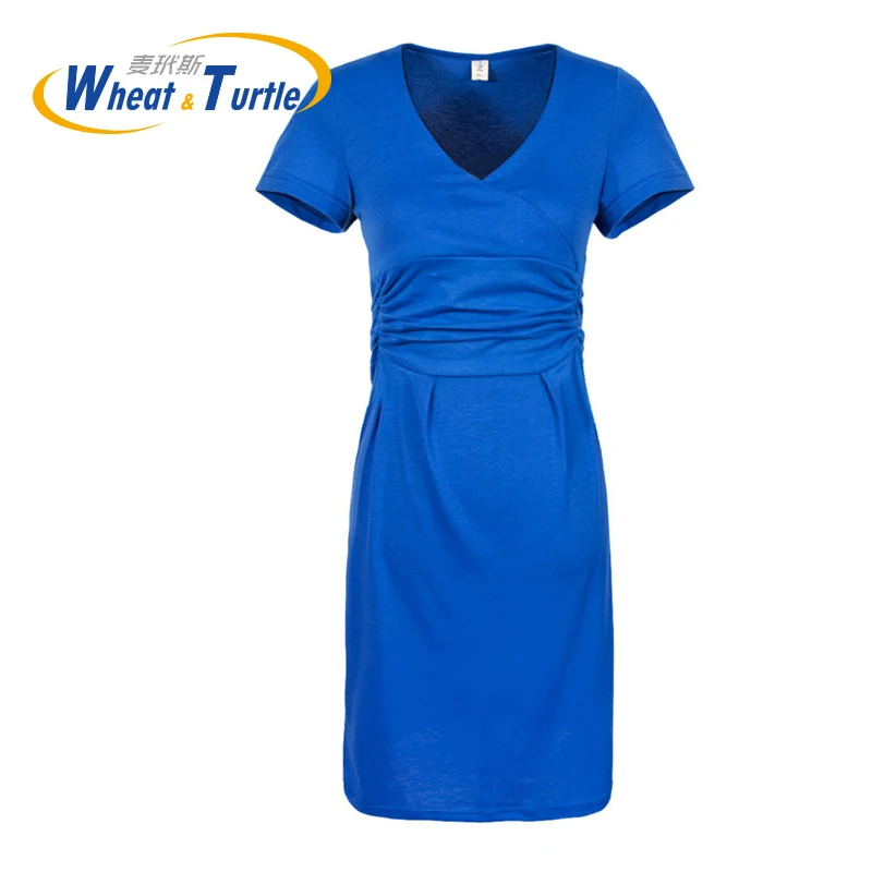 2023 Elegant V-Neck Short Sleeves Casual Maternity Dress Hot Sale Fashion Summer High Elastic Pleated For Pregnant Women
2023 Elegant V-Neck Short Sleeves Casual Maternity Dress Hot Sale Fashion Summer High Elastic Pleated For Pregnant Women