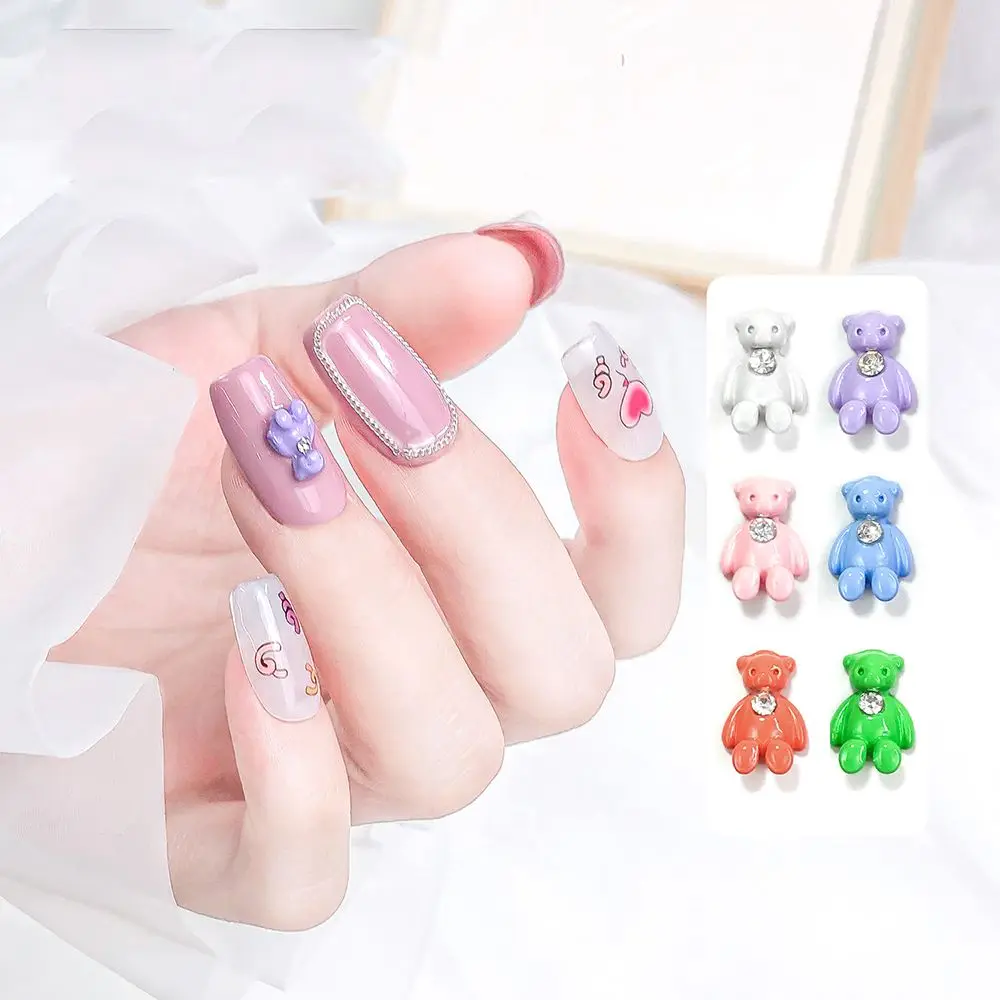 10pcs Metal Diamond Bear Cartoon DIY Nail Art Ornament Manicure Accessories Bear Nail Art Jewelry 3D Nail Art Decoration
10pcs Metal Diamond Bear Cartoon DIY Nail Art Ornament Manicure Accessories Bear Nail Art Jewelry 3D Nail Art Decoration