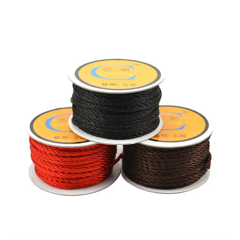 Color Chinese Knotting Cord Twisted Twine Spool Great for Bead Macrame Braiding Nylon DIY Crafts Beads Jewelry Beading Line Cord
Color Chinese Knotting Cord Twisted Twine Spool Great for Bead Macrame Braiding Nylon DIY Crafts Beads Jewelry Beading Line Cord