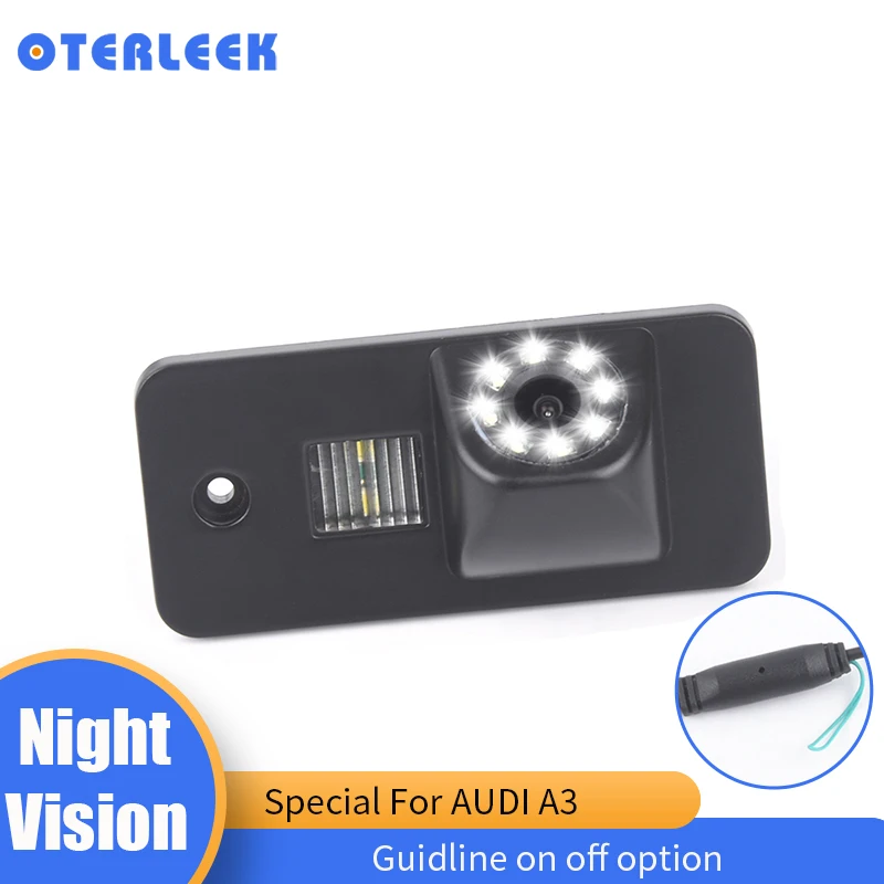Oterleek 8 LED Lights Night Vision Backup Camera Rearview Reversing Parking Camera For Audi A3 A4 A6 A8 Q5 Q7 A6L B7 2015
Oterleek 8 LED Lights Night Vision Backup Camera Rearview Reversing Parking Camera For Audi A3 A4 A6 A8 Q5 Q7 A6L B7 2015