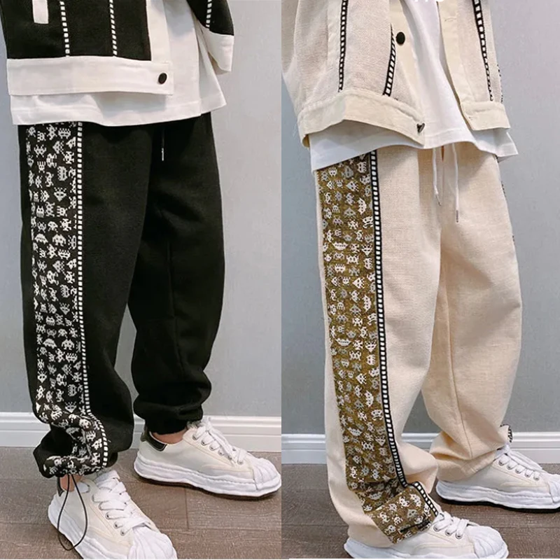 Harajuku Men Harem Pants Outdoor Jogging Sport Pants High Street Personality Patchwork Casual Streetwear Men's Loose Trouser
Harajuku Men Harem Pants Outdoor Jogging Sport Pants High Street Personality Patchwork Casual Streetwear Men's Loose Trouser