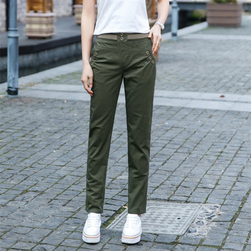 2021 Spring Autumn Women Elastic Waist Casual Straight Pants Female Trousers 3XL Lady Solid Pants Pantalon Femme
2021 Spring Autumn Women Elastic Waist Casual Straight Pants Female Trousers 3XL Lady Solid Pants Pantalon Femme