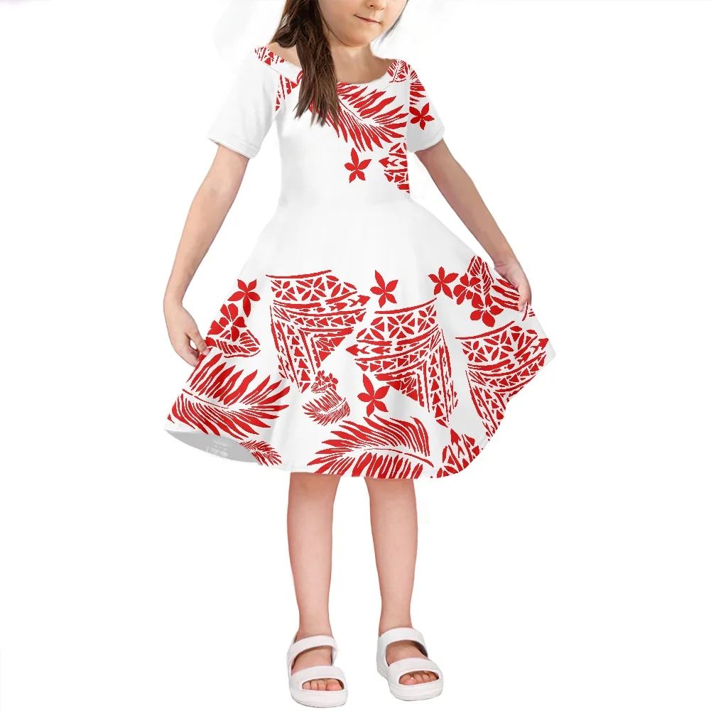 High quality New Polynesian Tribal Samoan Pattern Printed Baby Girls Kids Clothes Short Sleeve Girls' Dresses Factory Price
High quality New Polynesian Tribal Samoan Pattern Printed Baby Girls Kids Clothes Short Sleeve Girls' Dresses Factory Price