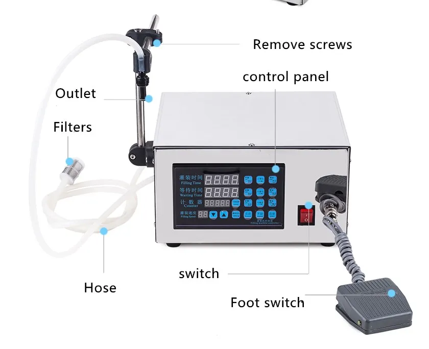 Filling machine electric GFK-280 / 680 sub machine CNC liquid quantitative filling machine automatic small beverage filling mach
Filling machine electric GFK-280 / 680 sub machine CNC liquid quantitative filling machine automatic small beverage filling mach