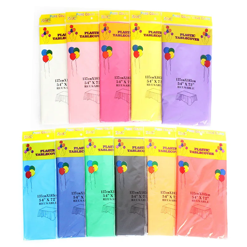 2pcs Environmentally friendly disposable plastic tablecloth party wedding Birthday Party Table Cover Rectangle Desk Cloth Decor
2pcs Environmentally friendly disposable plastic tablecloth party wedding Birthday Party Table Cover Rectangle Desk Cloth Decor