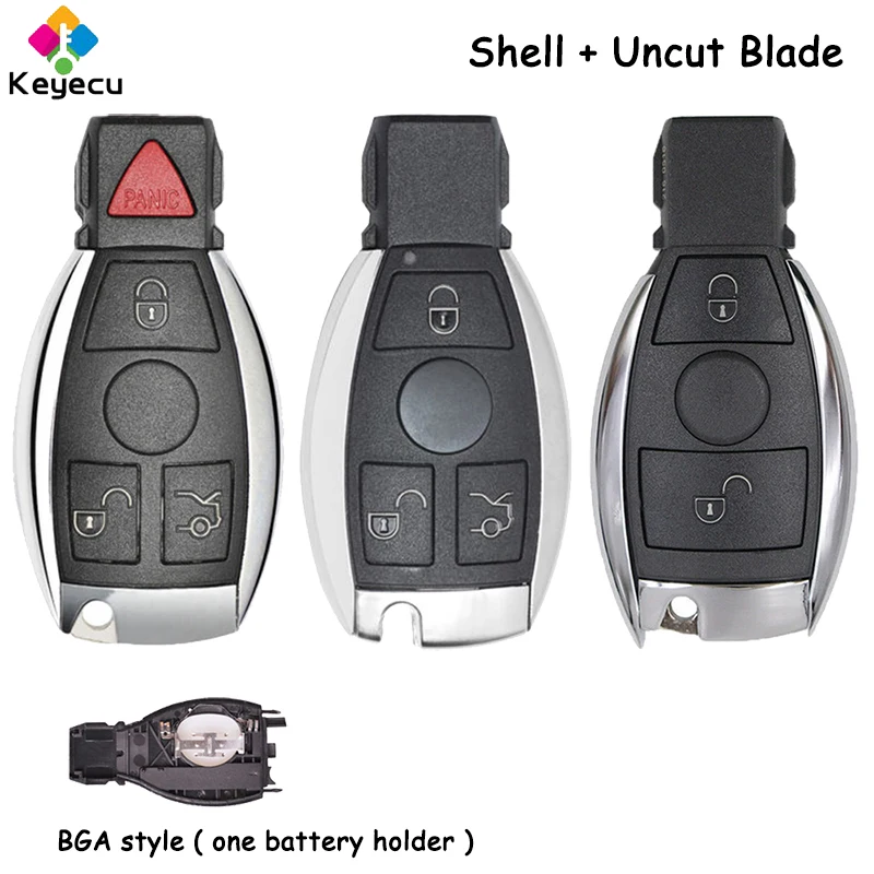 KEYECU Smart Remote Control Автомобильный ключ с 2 3 4 кнопками, брелок для Mercedes-Benz BGA Type One, положение держателя батареи
KEYECU Smart Remote Control Автомобильный ключ с 2 3 4 кнопками, брелок для Mercedes-Benz BGA Type One, положение держателя батареи