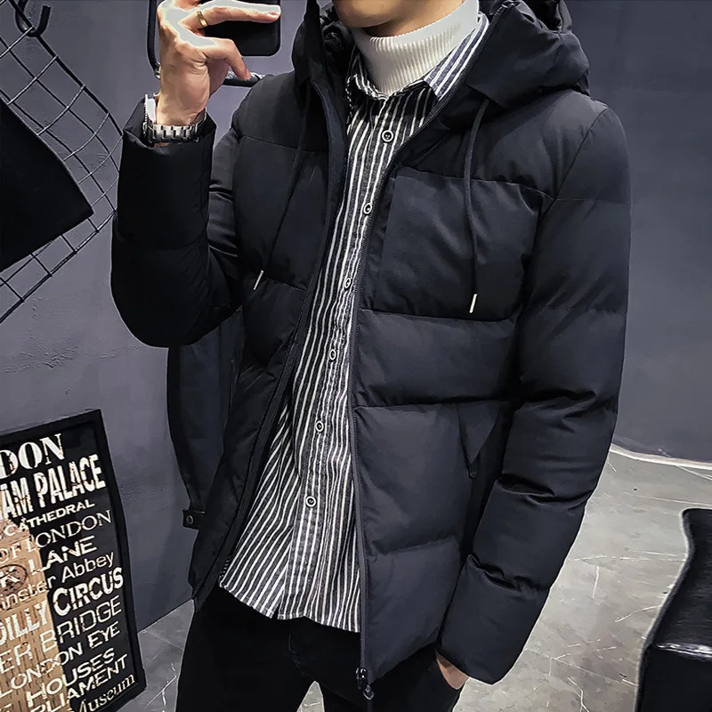 820 Hooded Coat For Men Thicken Slim Fit Keep Warm Solid Color Drawstring Youth Fashion Student Outdoor Korean Style Jacket Male
820 Hooded Coat For Men Thicken Slim Fit Keep Warm Solid Color Drawstring Youth Fashion Student Outdoor Korean Style Jacket Male