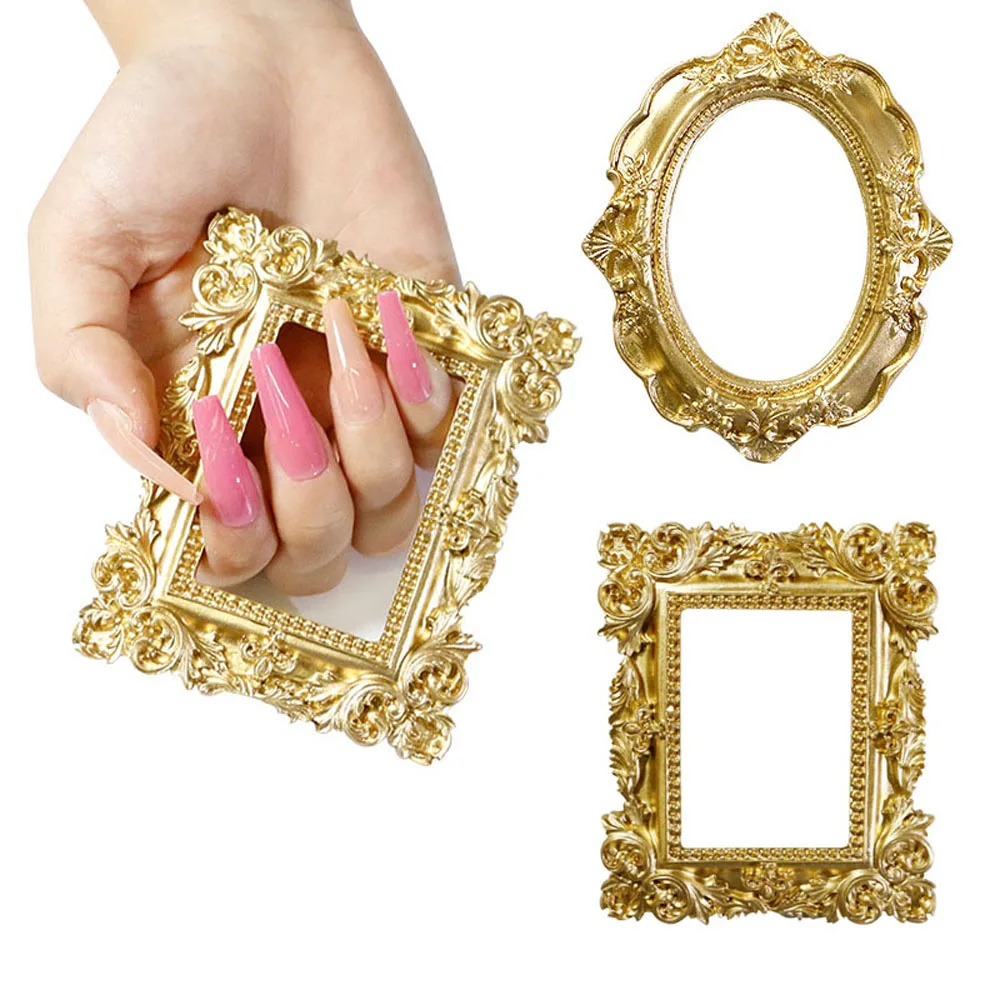Retro Metal Nail Photo Frame Manicure Nail Design Display Photo Props Hollow Embossed Frame Design Nail Tips Display Board
Retro Metal Nail Photo Frame Manicure Nail Design Display Photo Props Hollow Embossed Frame Design Nail Tips Display Board