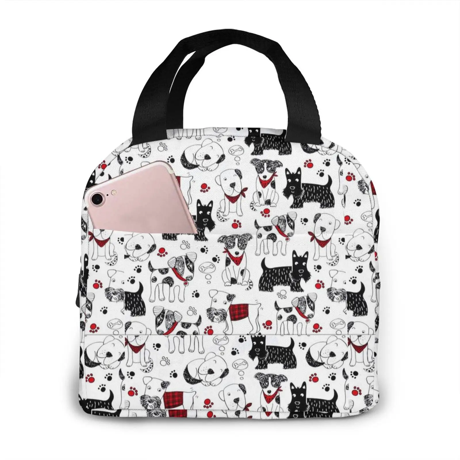NOISYDESIGNS Travel Insulated Lunch Bags Cute Dog Print Women Oxford Cloth Food Case School Cooler Warm Large Bento Box for Kids
NOISYDESIGNS Travel Insulated Lunch Bags Cute Dog Print Women Oxford Cloth Food Case School Cooler Warm Large Bento Box for Kids