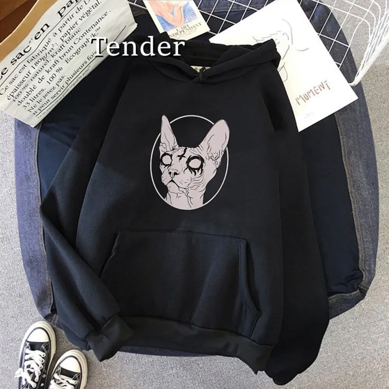 Death Metal Sphynx Cat Hoodie Women Metal Harajuku Hoodie female Autumn Hoodie Hipster tops Sphynx Cat Graphic Hoodie Gothic
Death Metal Sphynx Cat Hoodie Women Metal Harajuku Hoodie female Autumn Hoodie Hipster tops Sphynx Cat Graphic Hoodie Gothic