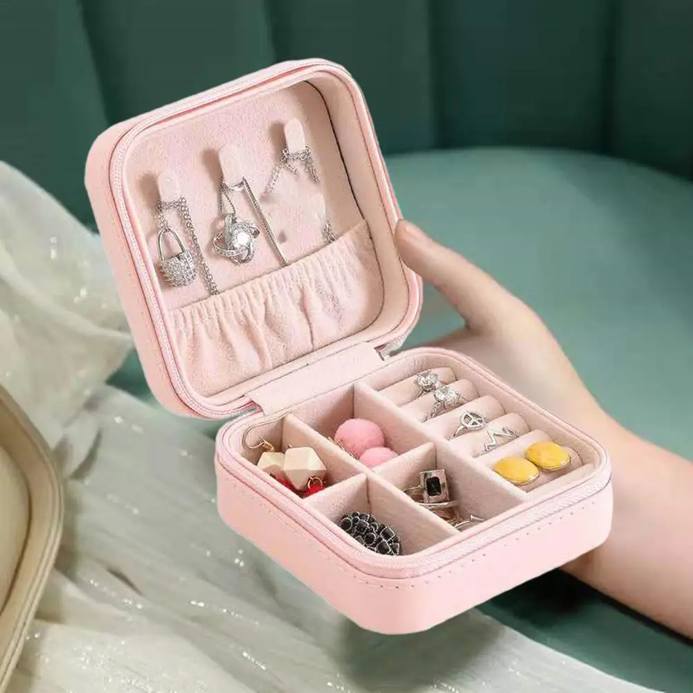 Jewelry Organizer Display Travel Jewelry Case Boxes Portable Jewelry Box Zipper Leather Storage Organizer Earring Holder 2021New
Jewelry Organizer Display Travel Jewelry Case Boxes Portable Jewelry Box Zipper Leather Storage Organizer Earring Holder 2021New
