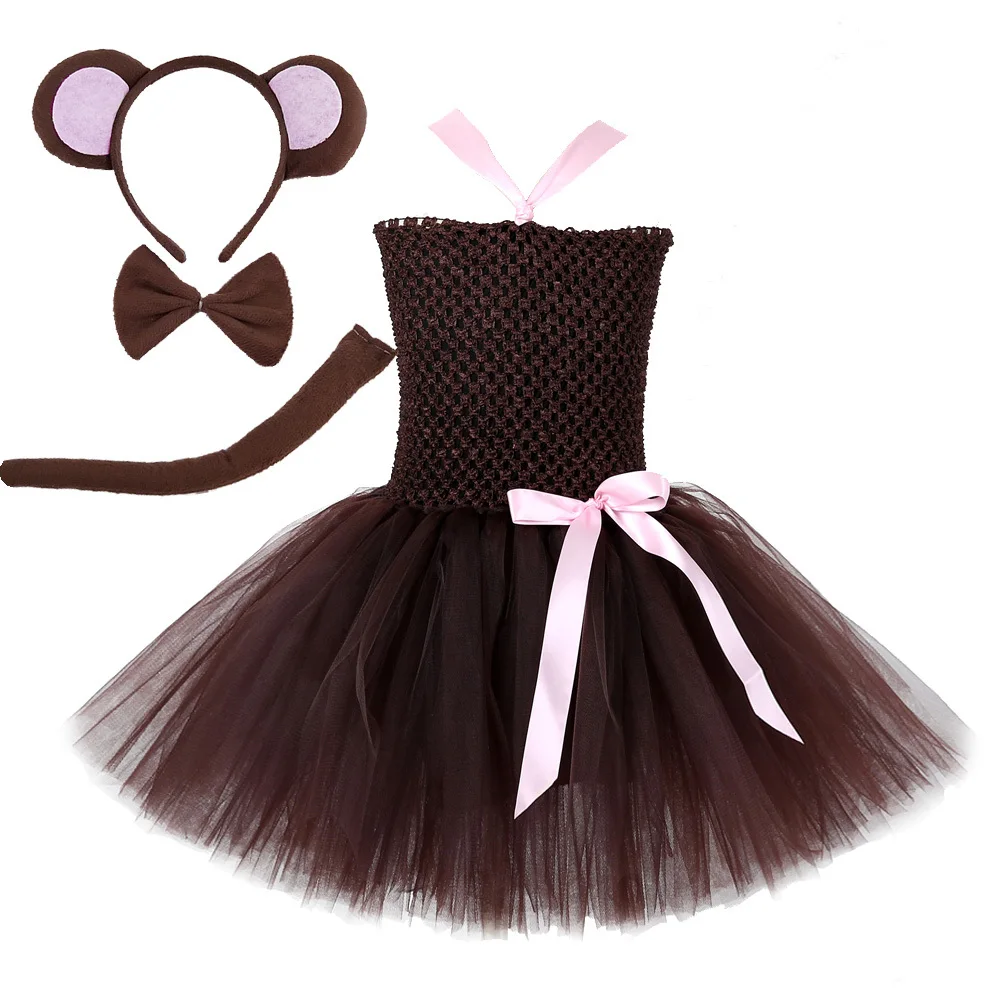 Baby Girls Monkey Tutu Dress for Kids Animal Cosplay Costumes for Halloween Party Children Birthday Dresses Toddler Outfit 1-14Y
Baby Girls Monkey Tutu Dress for Kids Animal Cosplay Costumes for Halloween Party Children Birthday Dresses Toddler Outfit 1-14Y