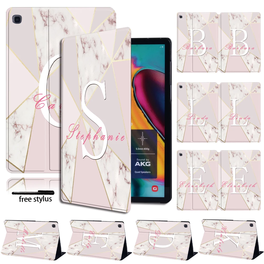 Tablet Case for Samsung Galaxy Tab A A6 10.1/Tab A 9.7/Tab S5e 26 Letter Pattern Cover + Free Stylus
Tablet Case for Samsung Galaxy Tab A A6 10.1/Tab A 9.7/Tab S5e 26 Letter Pattern Cover + Free Stylus