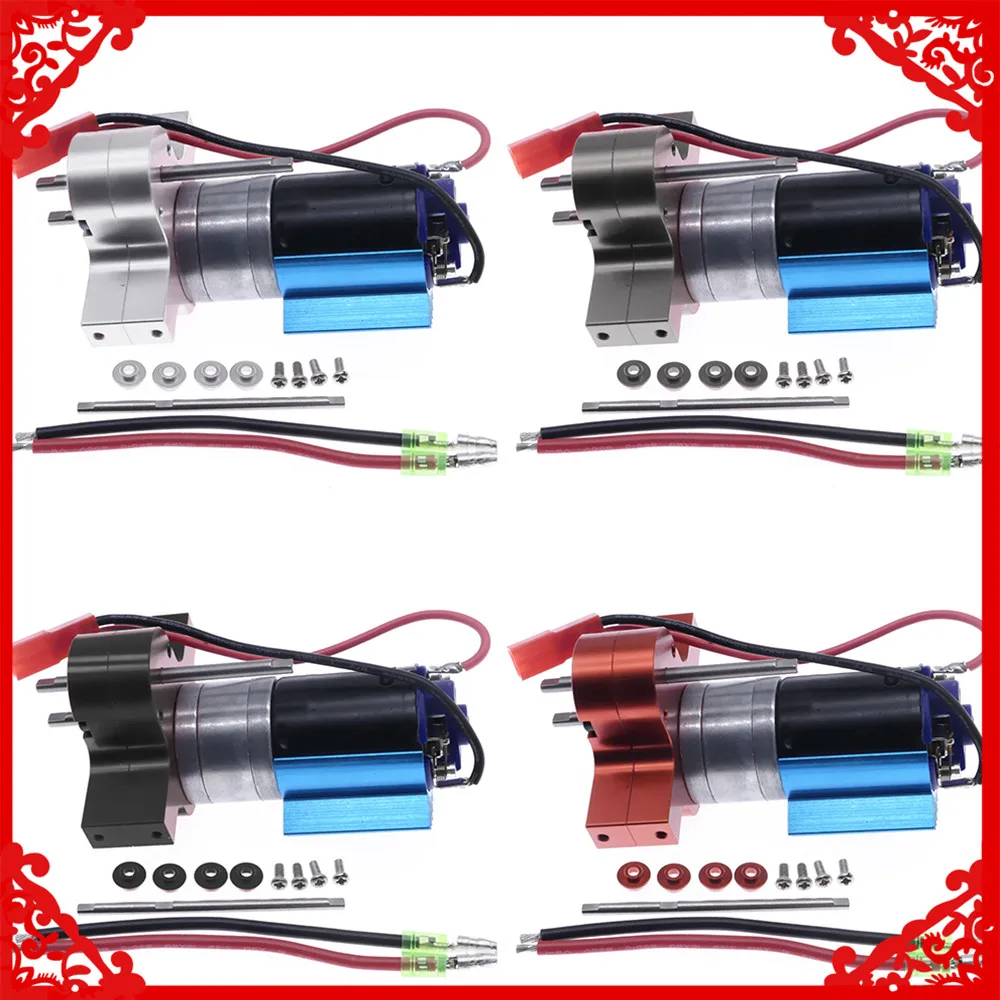 Alloy housing gearbox #45 steel gear 370 brushed motor with reduction gears for rc hobby model car MN RC 1-12 crawler
Alloy housing gearbox #45 steel gear 370 brushed motor with reduction gears for rc hobby model car MN RC 1-12 crawler