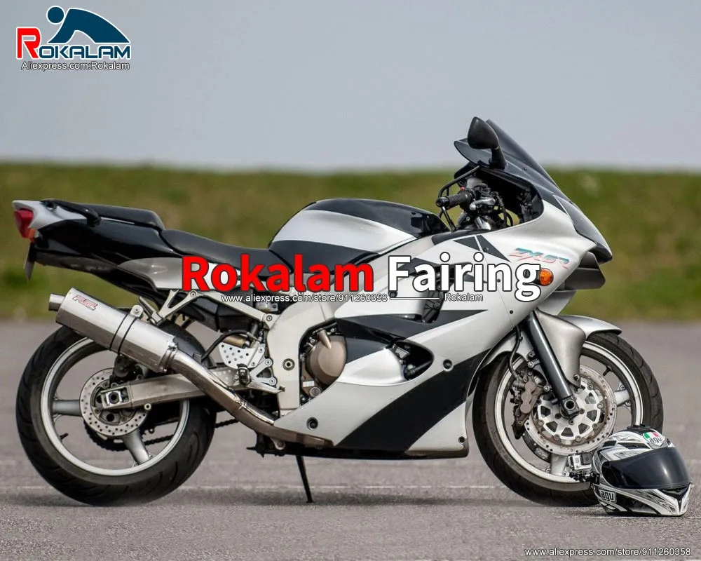 Aftermarket Bodywork For Kawasaki ZX6R 2000 2001 2002 ZX636 00 01 02 Ninja Silver Black Motorbike Fairing (Injection Molding)
Aftermarket Bodywork For Kawasaki ZX6R 2000 2001 2002 ZX636 00 01 02 Ninja Silver Black Motorbike Fairing (Injection Molding)