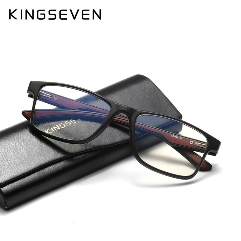 Очки KINGSEVEN TR90 мужские для близорукости, модные трендовые оптические очки с защитой от сисветильник, по рецепту, 2021
Очки KINGSEVEN TR90 мужские для близорукости, модные трендовые оптические очки с защитой от сисветильник, по рецепту, 2021