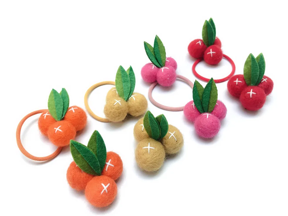 Boutique 12pcs Fashion Cute Felt Pom Pom Hairpins Hair Clips Cherry Hair Ties Elastic Hair Bands Princess Hair Accessories
Boutique 12pcs Fashion Cute Felt Pom Pom Hairpins Hair Clips Cherry Hair Ties Elastic Hair Bands Princess Hair Accessories