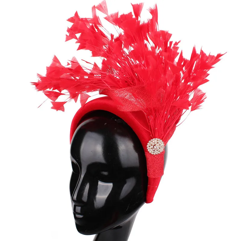 Elegant Women Wedding Fashion Headband Fancy Feather Fascinators Hair Accessories For Ladies Beautiful Bride Hair Band For Show
Elegant Women Wedding Fashion Headband Fancy Feather Fascinators Hair Accessories For Ladies Beautiful Bride Hair Band For Show