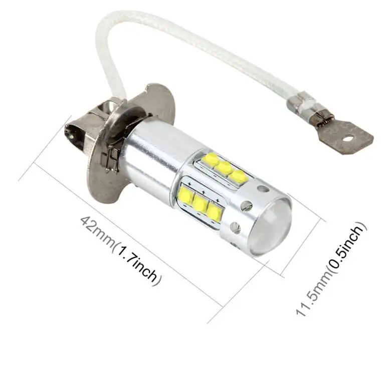 2pcs CreeChips! Pair H3 12V 80W Fog Light Socket LED Chips Fit Fog Light Bulbs Replace Halogen Lamp Super White
2pcs CreeChips! Pair H3 12V 80W Fog Light Socket LED Chips Fit Fog Light Bulbs Replace Halogen Lamp Super White