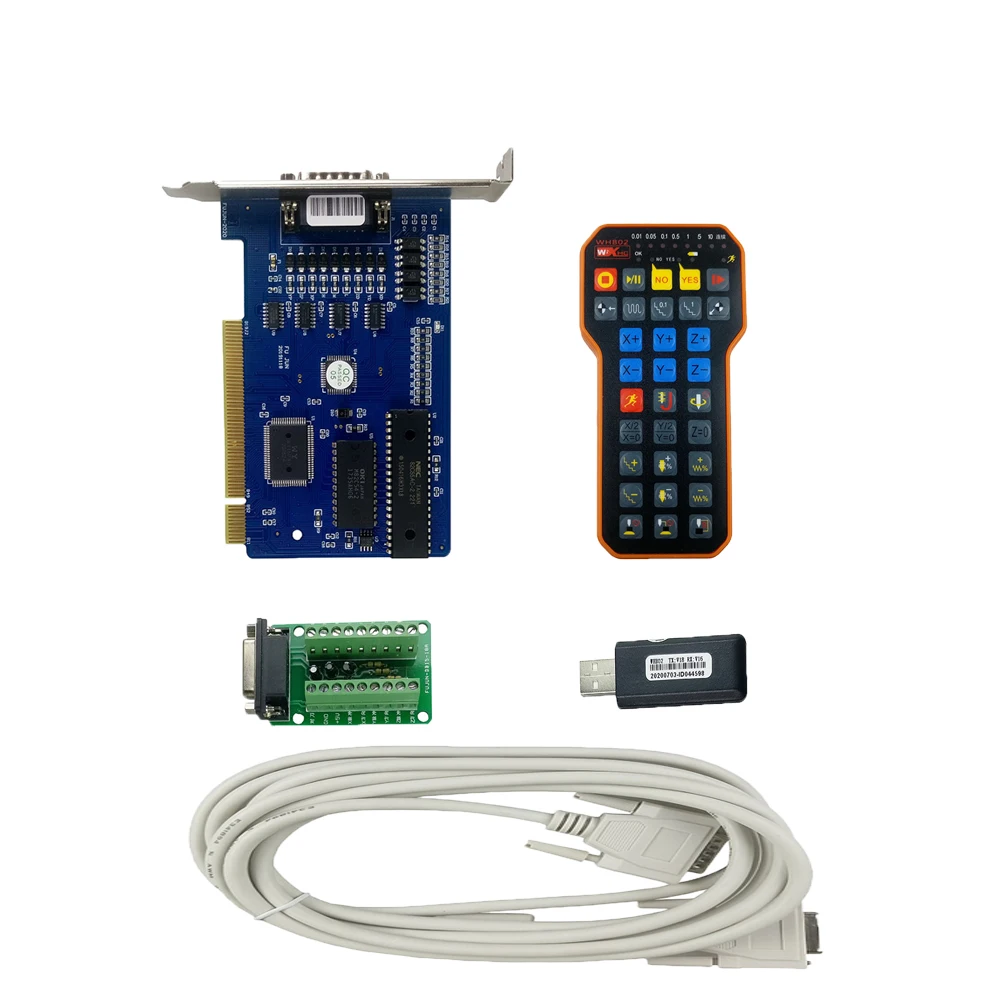 CNC Engraving Cutting Machine Controller Kit 5.4.49 Ncstudio Control Card + XHC WHB02 USB Wireless Remote Handle
CNC Engraving Cutting Machine Controller Kit 5.4.49 Ncstudio Control Card + XHC WHB02 USB Wireless Remote Handle