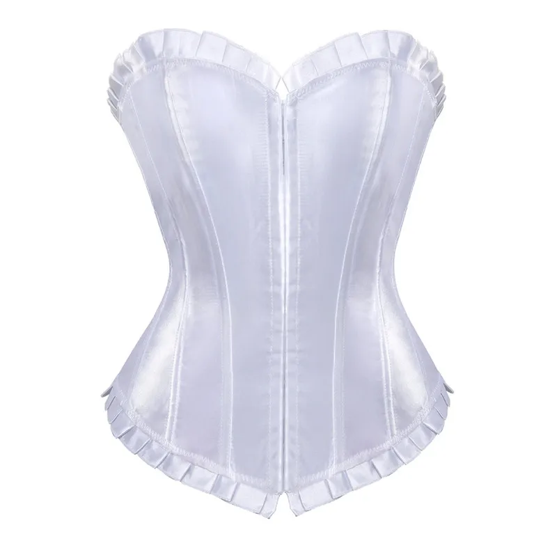 Sexy Satin Corsets for Women Victorian Wedding Bustier Corset Lingerie Top Bridal Plus Size Brocade Cosplay Costume S-6XL White
Sexy Satin Corsets for Women Victorian Wedding Bustier Corset Lingerie Top Bridal Plus Size Brocade Cosplay Costume S-6XL White