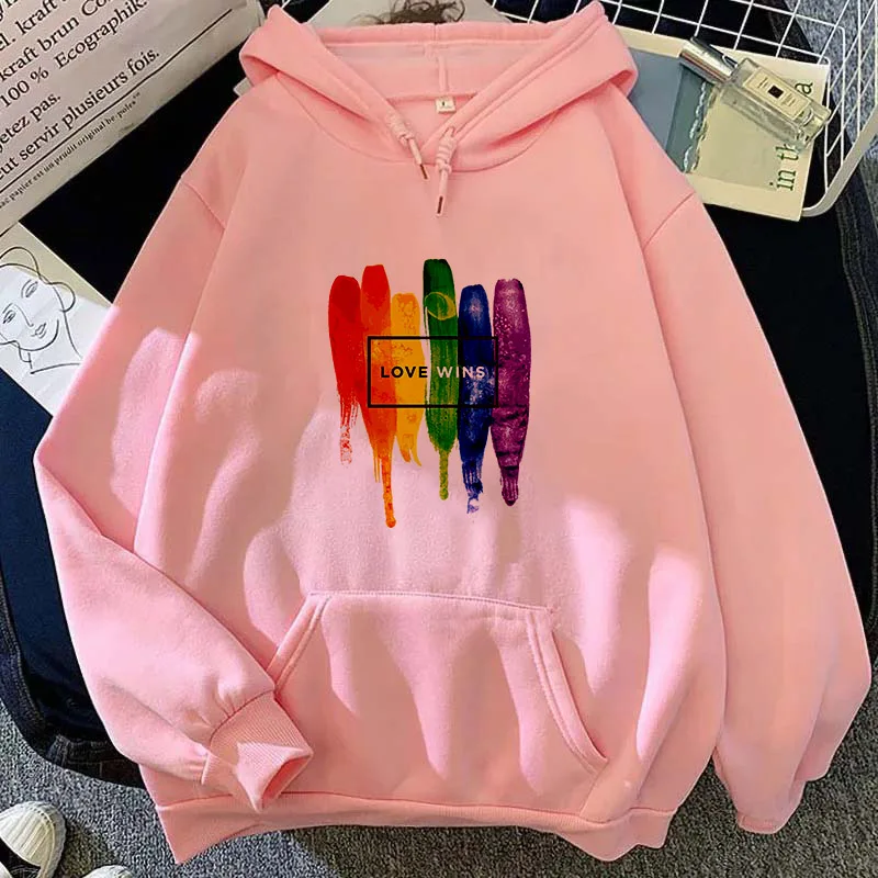 Women Graphic Hoodies Love Wins Printing Cute Autum Winter 90s Style Casual Fashion Aesthetic Hoodie Female Hooded Sweatshirt
Women Graphic Hoodies Love Wins Printing Cute Autum Winter 90s Style Casual Fashion Aesthetic Hoodie Female Hooded Sweatshirt