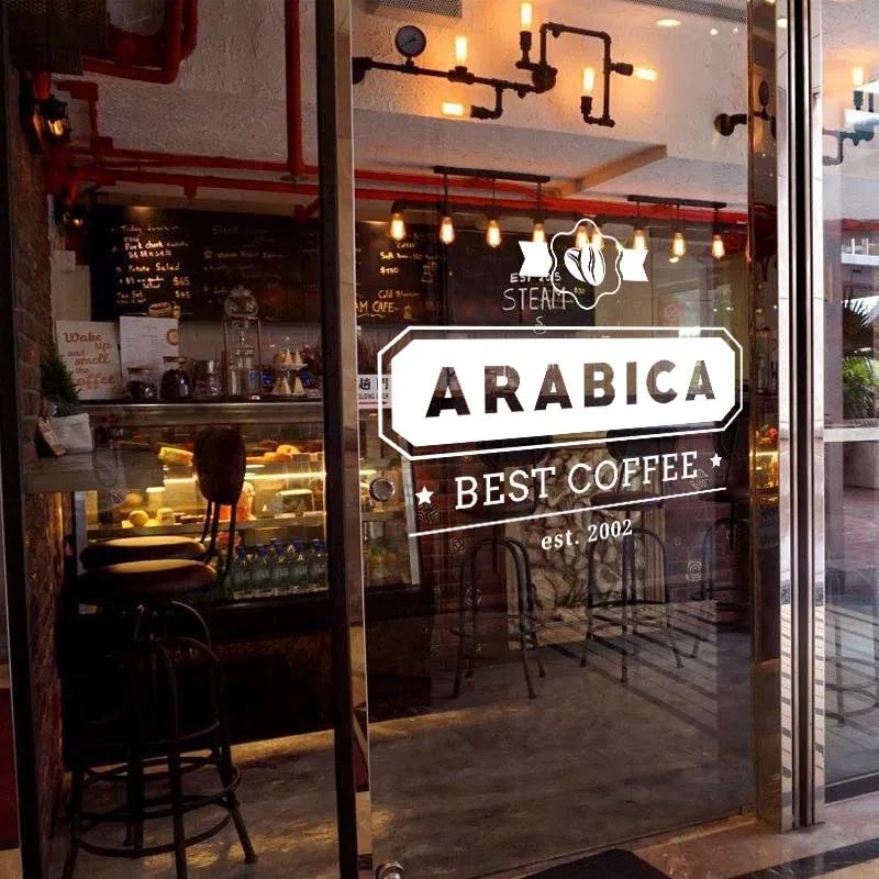 Coffee Shop Sign Logo Cafe Decor Ababica Coffee Bean Premium Quality Wall Cup Mug Decal Sticker Vinyl For Window Door
Coffee Shop Sign Logo Cafe Decor Ababica Coffee Bean Premium Quality Wall Cup Mug Decal Sticker Vinyl For Window Door
