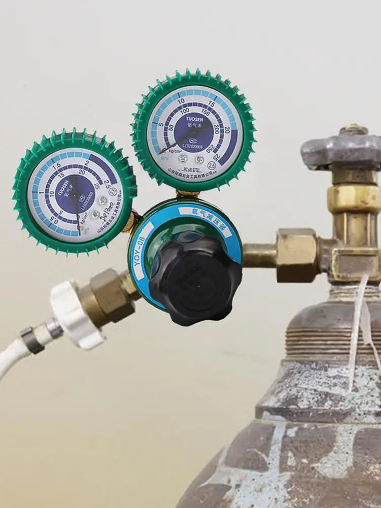 Shockproof Oxygen Pressure ReducingEasy Operation Gauge Pressure Reducer Gauge Meter Flow Gauge Gas Regulator
Shockproof Oxygen Pressure ReducingEasy Operation Gauge Pressure Reducer Gauge Meter Flow Gauge Gas Regulator