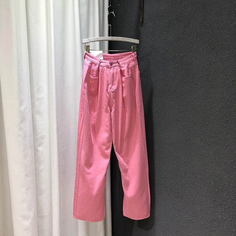 Street High Womens New Wide Leg Jeans Harajuku Fashion Female High Waist Pockets Straight Casual Pants Korean Style 2022 Autumn
Street High Womens New Wide Leg Jeans Harajuku Fashion Female High Waist Pockets Straight Casual Pants Korean Style 2022 Autumn