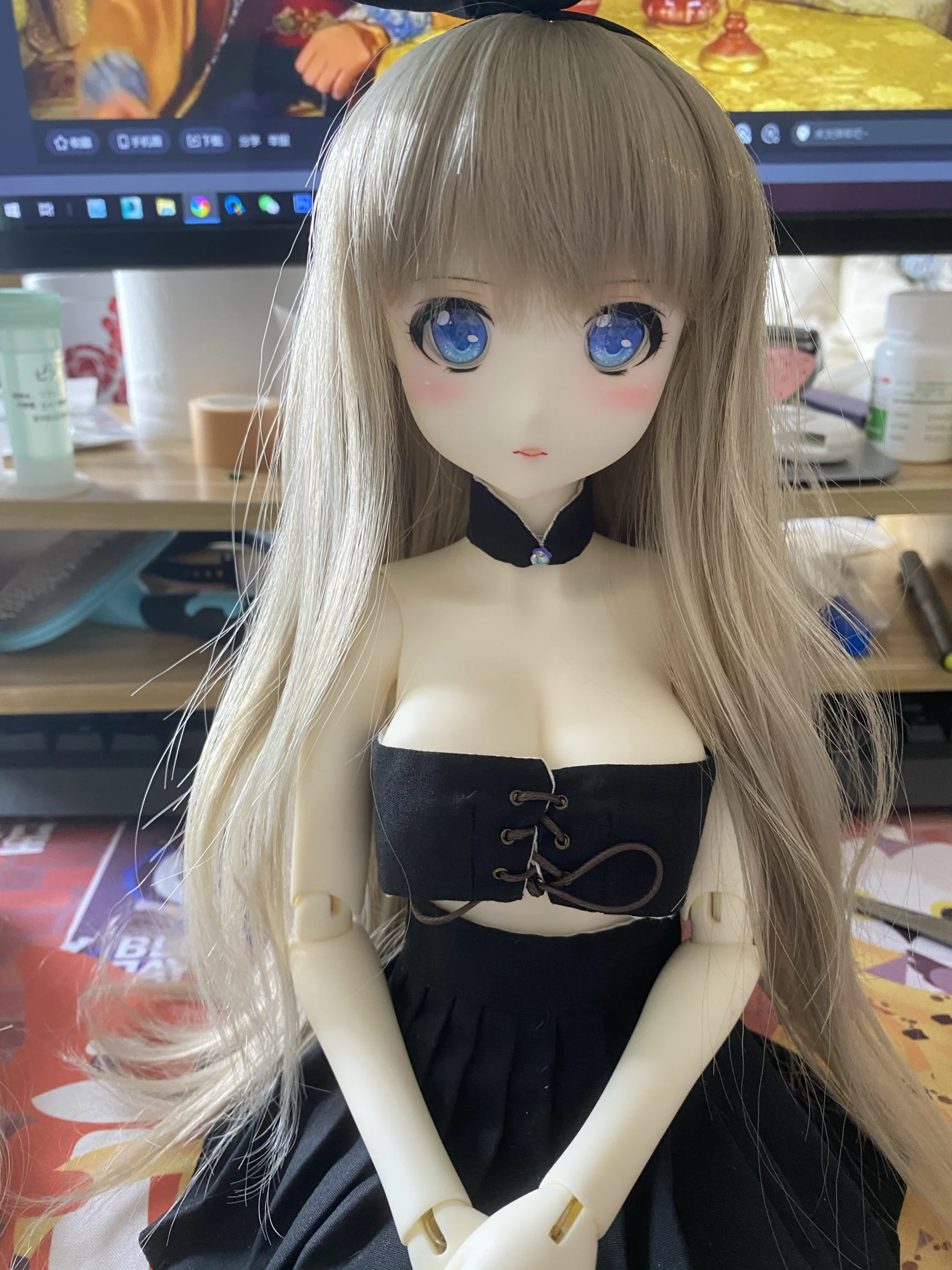 A002 children toy BJD DD SD MSD 1/3 1/4 doll's wig straight long black brown Microfilm hair 1pcs
A002 children toy BJD DD SD MSD 1/3 1/4 doll's wig straight long black brown Microfilm hair 1pcs