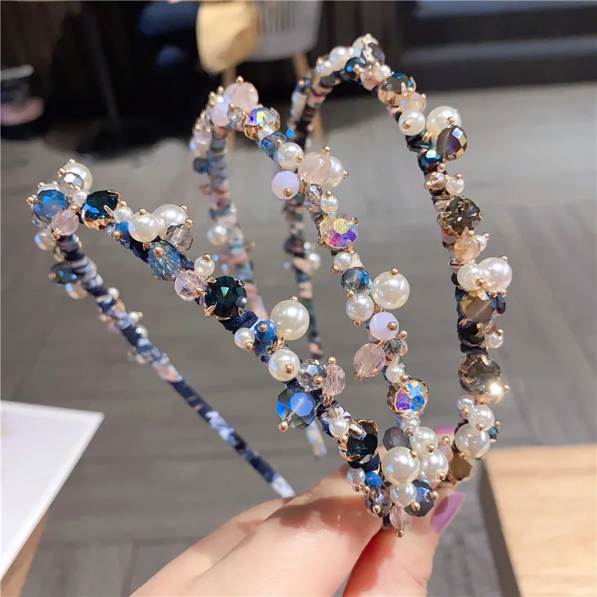 Women Hair Hoops Rhinestone Peal Headband Rhinestone Princess Hairband Girls Dance Party Sexy Boutique Hair Accessories
Women Hair Hoops Rhinestone Peal Headband Rhinestone Princess Hairband Girls Dance Party Sexy Boutique Hair Accessories