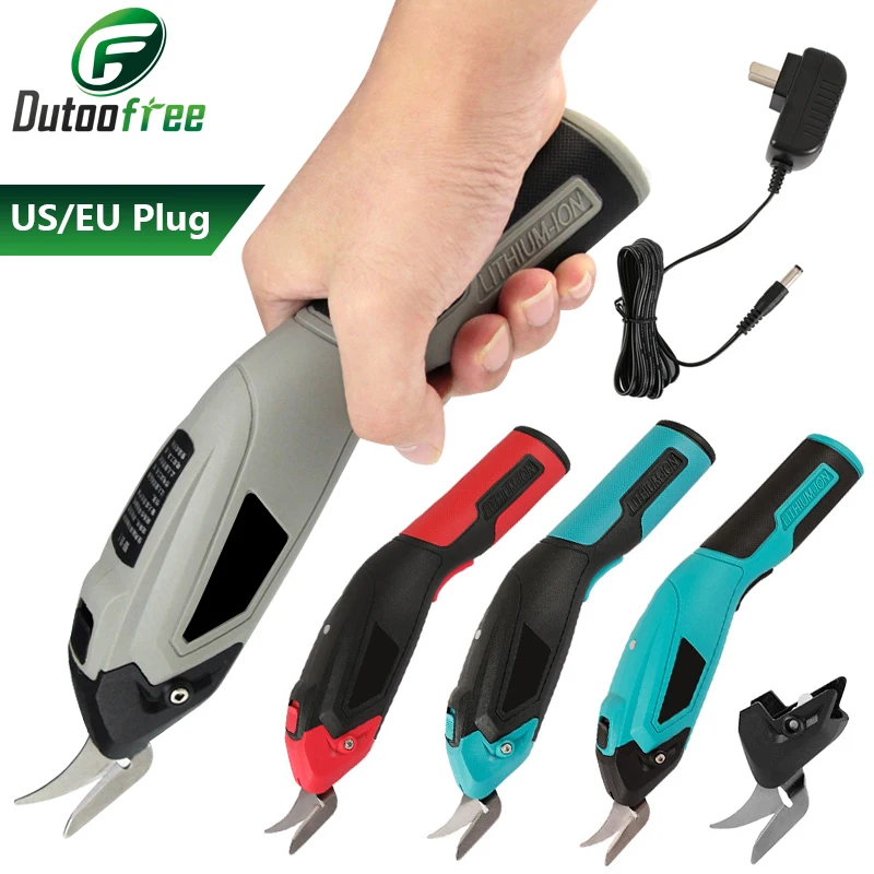 110V-220V Cordless Rechargeable Electric Scissors Fabric Leather Cloth Cutting Handheld Scissors Cutting Tools With 2PCS Blade
110V-220V Cordless Rechargeable Electric Scissors Fabric Leather Cloth Cutting Handheld Scissors Cutting Tools With 2PCS Blade