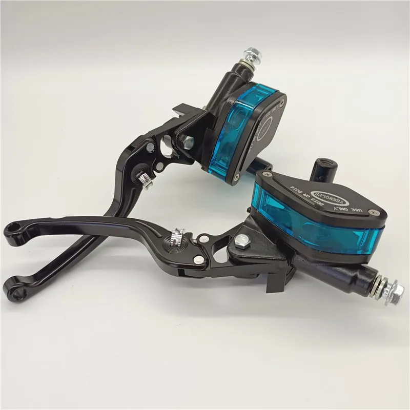 Blacke Hydraulic Brake Lever Left and Right for Electric motorcycle scooter CNC aluminum 5 adjuster lever M10 oil hose
Blacke Hydraulic Brake Lever Left and Right for Electric motorcycle scooter CNC aluminum 5 adjuster lever M10 oil hose