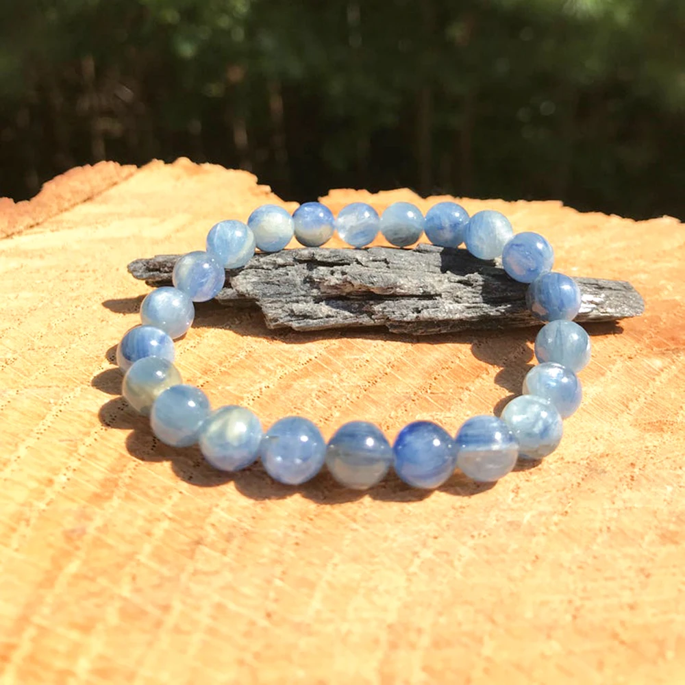 Wholesale 8 mm AA Grade Light Blue Kyanite Bracelet Healing Crystals Balance Bracelet Wrist Mala Energy Protection Bracelet
Wholesale 8 mm AA Grade Light Blue Kyanite Bracelet Healing Crystals Balance Bracelet Wrist Mala Energy Protection Bracelet