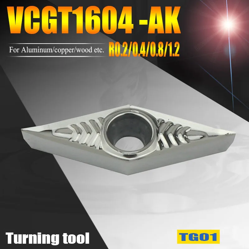 35 Degree Cutter 10pcs VCGT160402 AK Lathe Turning Tools Hard Alloy Carbide Inserts VCGT160404 for Aluminium Copper Wood-working
35 Degree Cutter 10pcs VCGT160402 AK Lathe Turning Tools Hard Alloy Carbide Inserts VCGT160404 for Aluminium Copper Wood-working