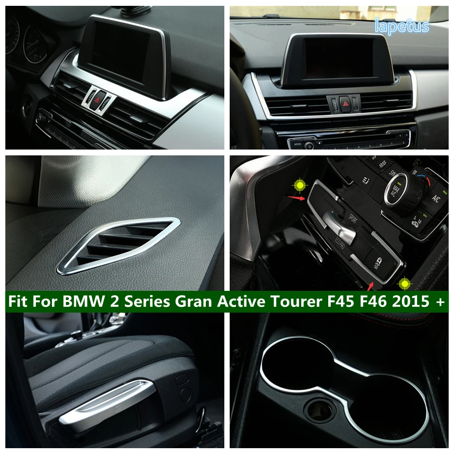 Car Water Cup Holder Air AC Vent Decor Frame Seat Adjustment Cover Trim For BMW 2 Series Gran Active Tourer F45 F46 2015 - 2019
Car Water Cup Holder Air AC Vent Decor Frame Seat Adjustment Cover Trim For BMW 2 Series Gran Active Tourer F45 F46 2015 - 2019