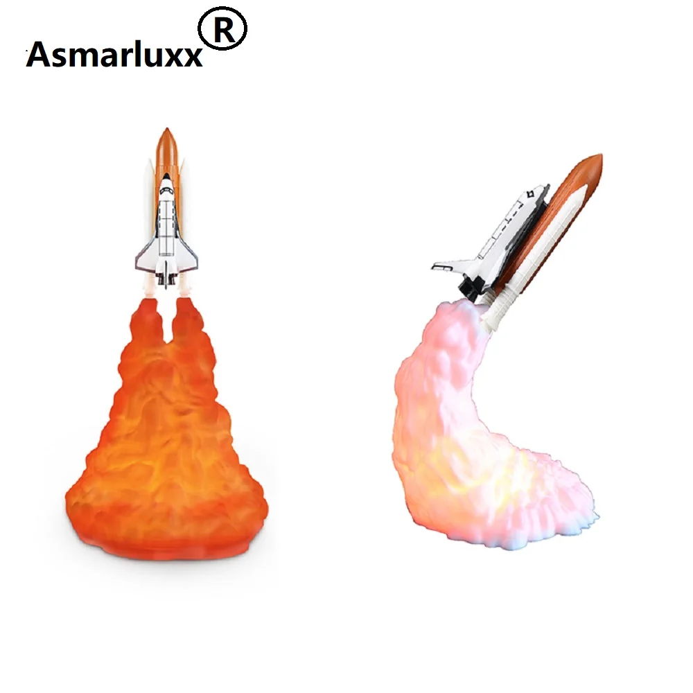 Latest Dropshipping 3D Print Space Shuttle Lamp Rechargeable Night Light For Space Lovers Moon Lamp as Room Decoration
Latest Dropshipping 3D Print Space Shuttle Lamp Rechargeable Night Light For Space Lovers Moon Lamp as Room Decoration
