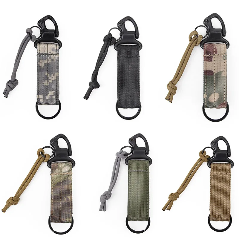 1PCS Tactical Keychain Carabiner Clip Holder Webbing Buckle Key Hooks Camping Waist Belt Keeper Utility Hanger Hook Outdoor Tool
1PCS Tactical Keychain Carabiner Clip Holder Webbing Buckle Key Hooks Camping Waist Belt Keeper Utility Hanger Hook Outdoor Tool