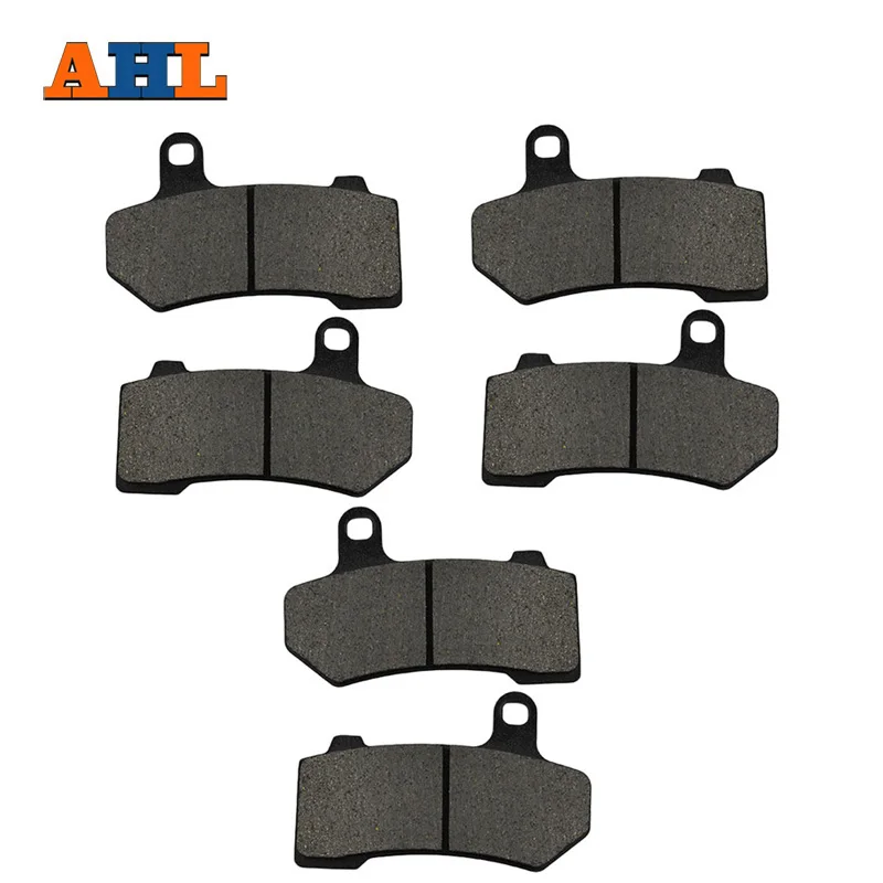 AHL 3 пары тормозных колодок для мотоцикла FLHRC Road King Classic 2008-2014, черные тормозные колодки
AHL 3 пары тормозных колодок для мотоцикла FLHRC Road King Classic 2008-2014, черные тормозные колодки