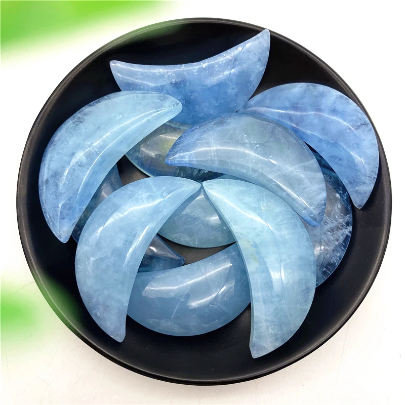 1PC Natural Blue Aquamarine Moon Shaped Quartz Crystal Polished Stones Specimen Home Decoration Healing Crystals
1PC Natural Blue Aquamarine Moon Shaped Quartz Crystal Polished Stones Specimen Home Decoration Healing Crystals