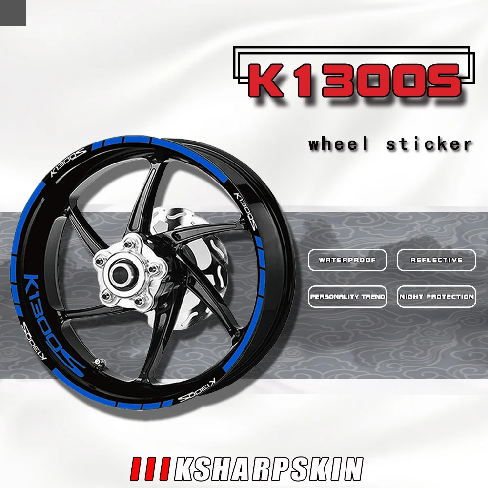 Motorcycle Hub Decorative Waterproof Stickers Sunscreen Stripe Decals Tire Reflective Warning Tape Set For BMW K1300S k1300s
Motorcycle Hub Decorative Waterproof Stickers Sunscreen Stripe Decals Tire Reflective Warning Tape Set For BMW K1300S k1300s