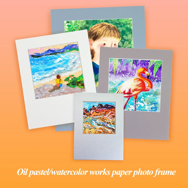 Kuelox Special Cardboard Frame For Oil Pastels Hard Paper Jam Reuse Three Specifications Art Supplies for School Students
Kuelox Special Cardboard Frame For Oil Pastels Hard Paper Jam Reuse Three Specifications Art Supplies for School Students