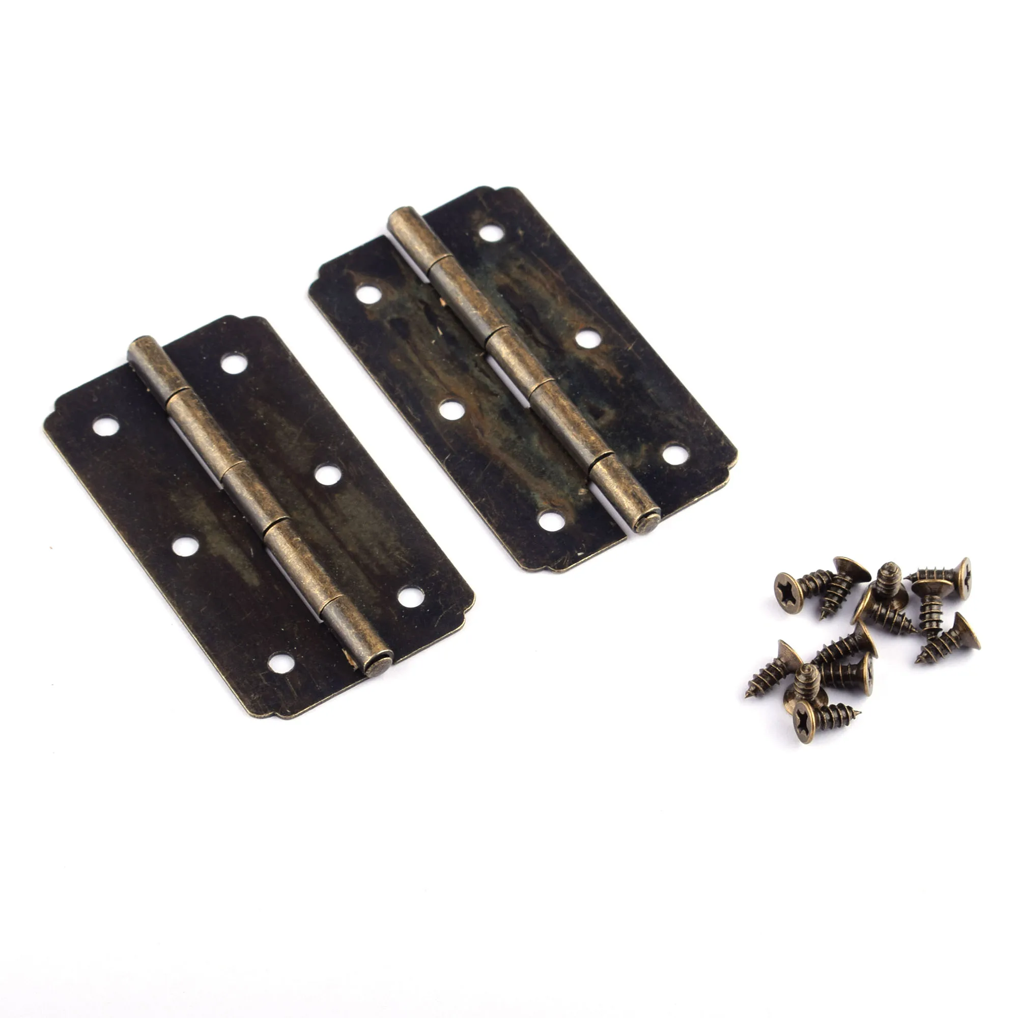 12 pcs Antique Decorative Hinges Bronze Engraving Design Box Hinges Jewelry Box Hardware for Vintage Cabinets Wooden Cases
12 pcs Antique Decorative Hinges Bronze Engraving Design Box Hinges Jewelry Box Hardware for Vintage Cabinets Wooden Cases