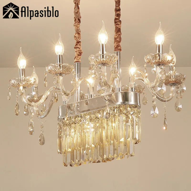 Led Crystal chandelier home lighting luminaire lustres de cristal Modern kitchen Dining room Living Cognac chandelier candelabro
Led Crystal chandelier home lighting luminaire lustres de cristal Modern kitchen Dining room Living Cognac chandelier candelabro