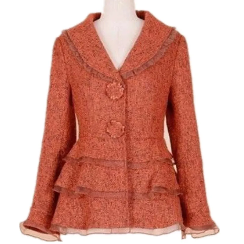 Women vintage autumn winter wool blends coat women slim short patchwork wolen coat
Women vintage autumn winter wool blends coat women slim short patchwork wolen coat