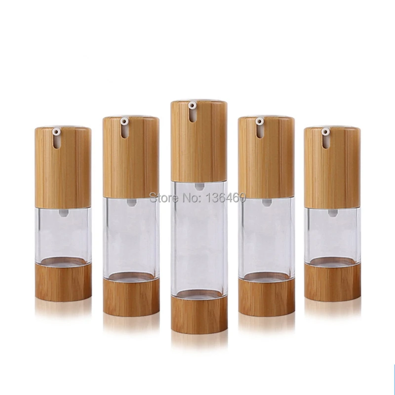 Custom Logo 15ml 30ml 50ml 80ml 100ml Eco-friendly Bamboo Natural Cosmetic Bottles Vacuum Pump Airless Cream Formula Packaging
Custom Logo 15ml 30ml 50ml 80ml 100ml Eco-friendly Bamboo Natural Cosmetic Bottles Vacuum Pump Airless Cream Formula Packaging