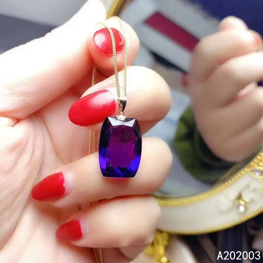 KJJEAXCMY Изящные Ювелирные изделия 18K золото инкрустированный Аметист женская Miss женское ожерелье с подвеской Роскошная горячая Распродажа с коробкой
KJJEAXCMY Изящные Ювелирные изделия 18K золото инкрустированный Аметист женская Miss женское ожерелье с подвеской Роскошная горячая Распродажа с коробкой