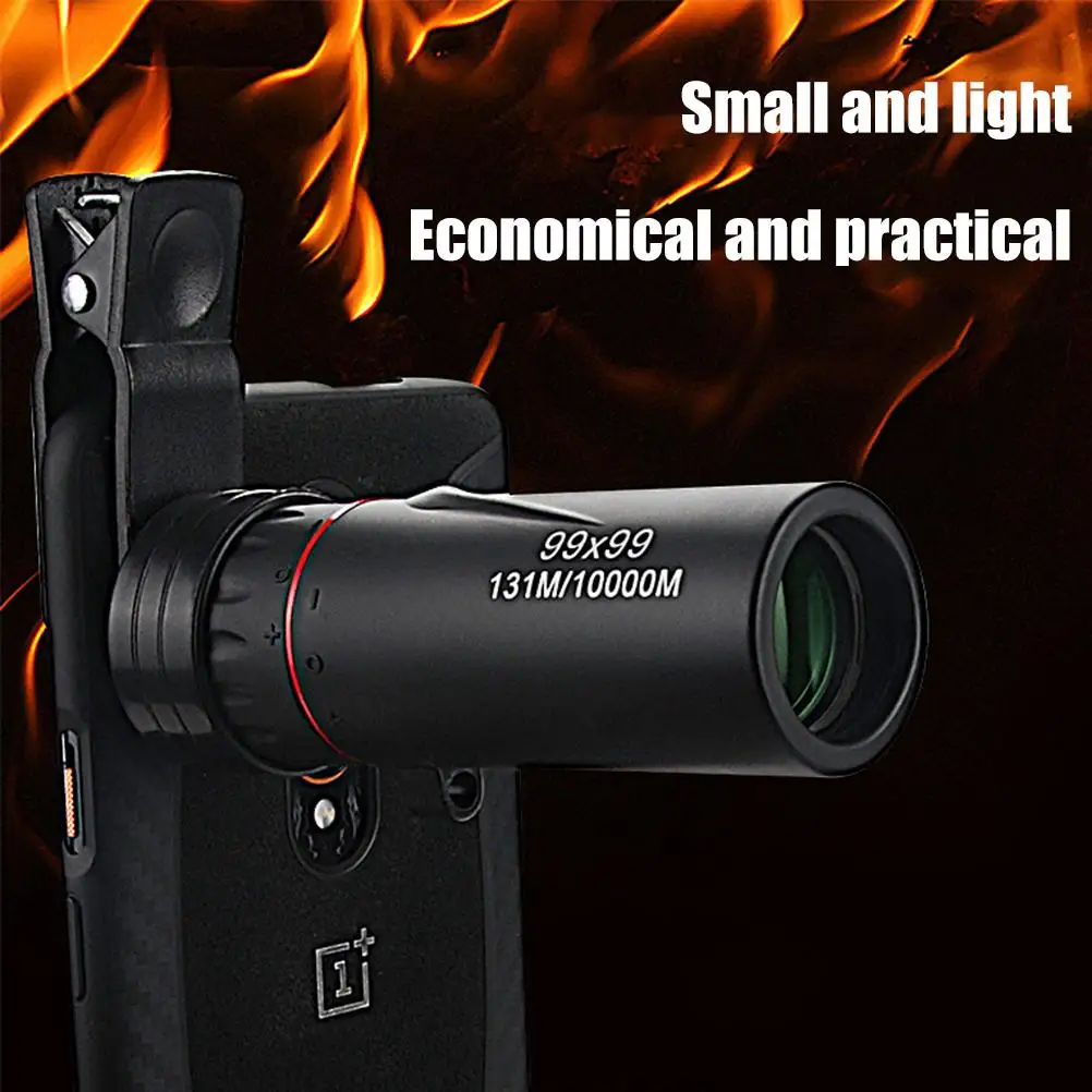 High Definition Monocular Telescope 99X99 Portable Pocket Mini Waterproof Zoom Telescope With Phone Holder Monocular Scope New
High Definition Monocular Telescope 99X99 Portable Pocket Mini Waterproof Zoom Telescope With Phone Holder Monocular Scope New