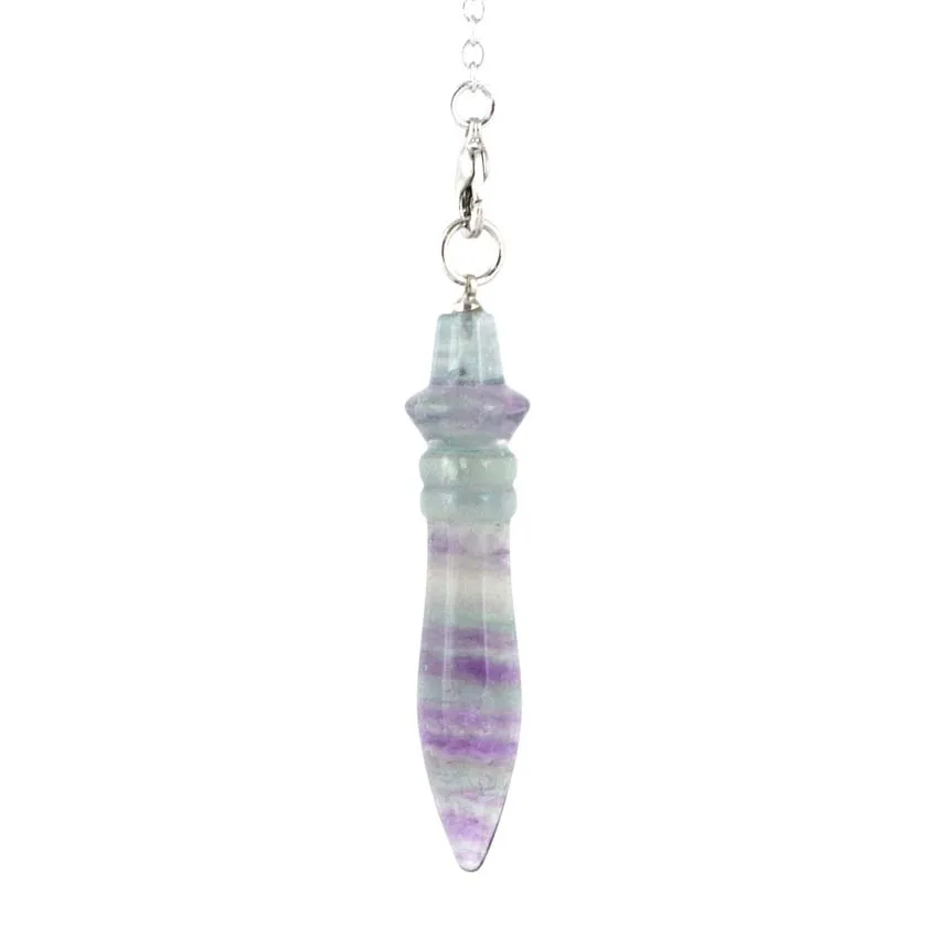 KFT Natural 7 Chakra Healing Points Crystal Quartz Reiki Fluorite Stone Pendulum Pendant Dowsing Spiritual Divination Jewelry
KFT Natural 7 Chakra Healing Points Crystal Quartz Reiki Fluorite Stone Pendulum Pendant Dowsing Spiritual Divination Jewelry