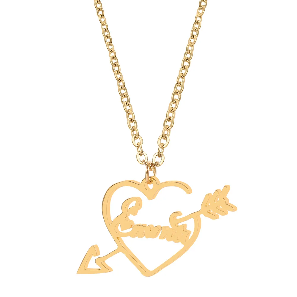 Customized Name Heart Necklace For Women Stainless Steel Initial Letter Chain Choker Necklace Jewelry Gift
Customized Name Heart Necklace For Women Stainless Steel Initial Letter Chain Choker Necklace Jewelry Gift